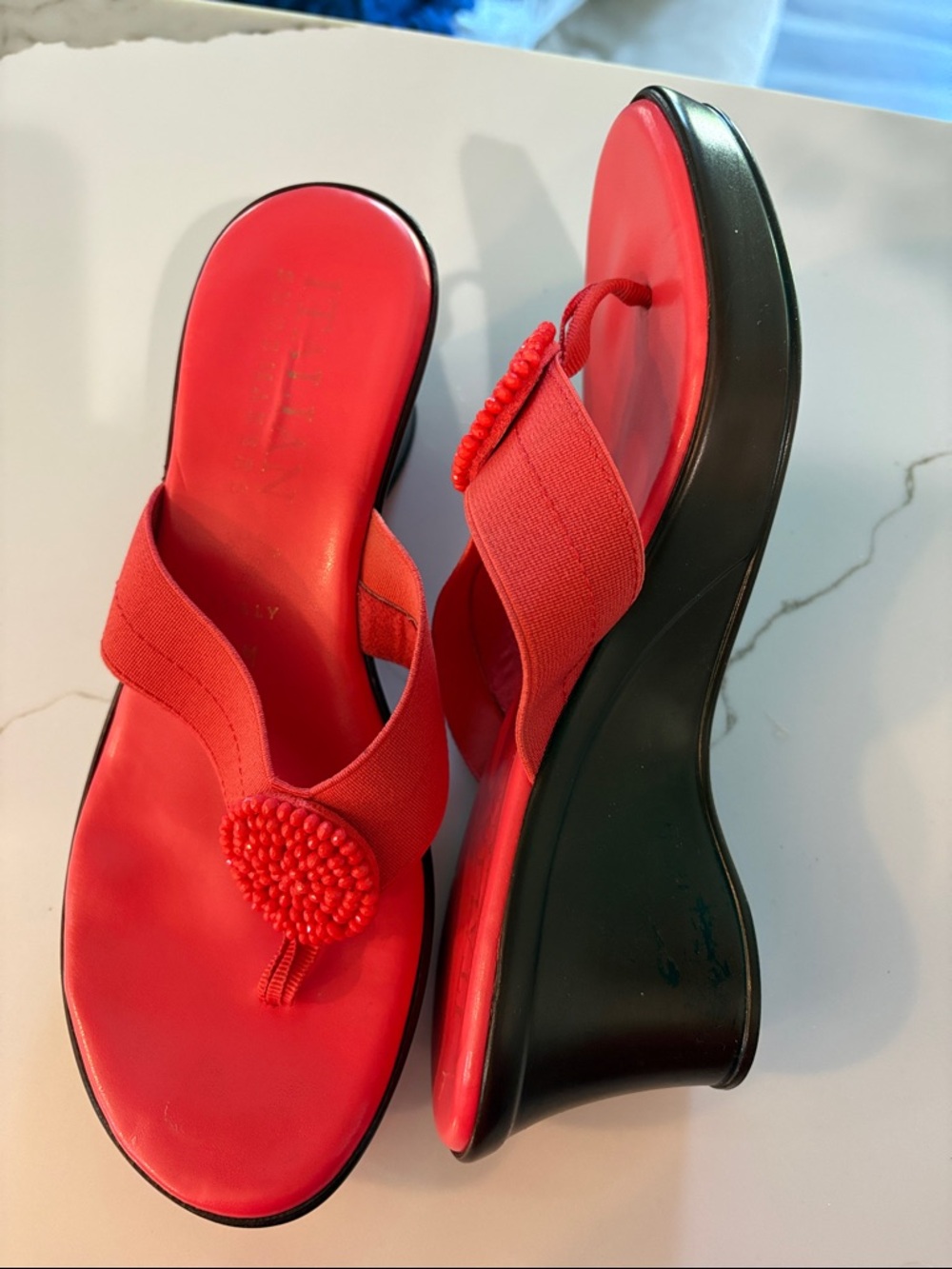 Italian Shoemakers Size 7 Wedge Sandal